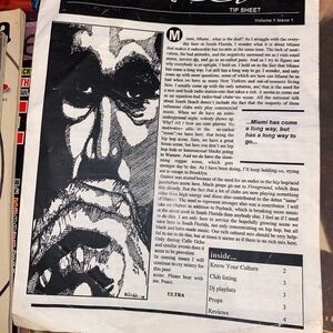 first issue of "Dialect Tip Sheet magazine used